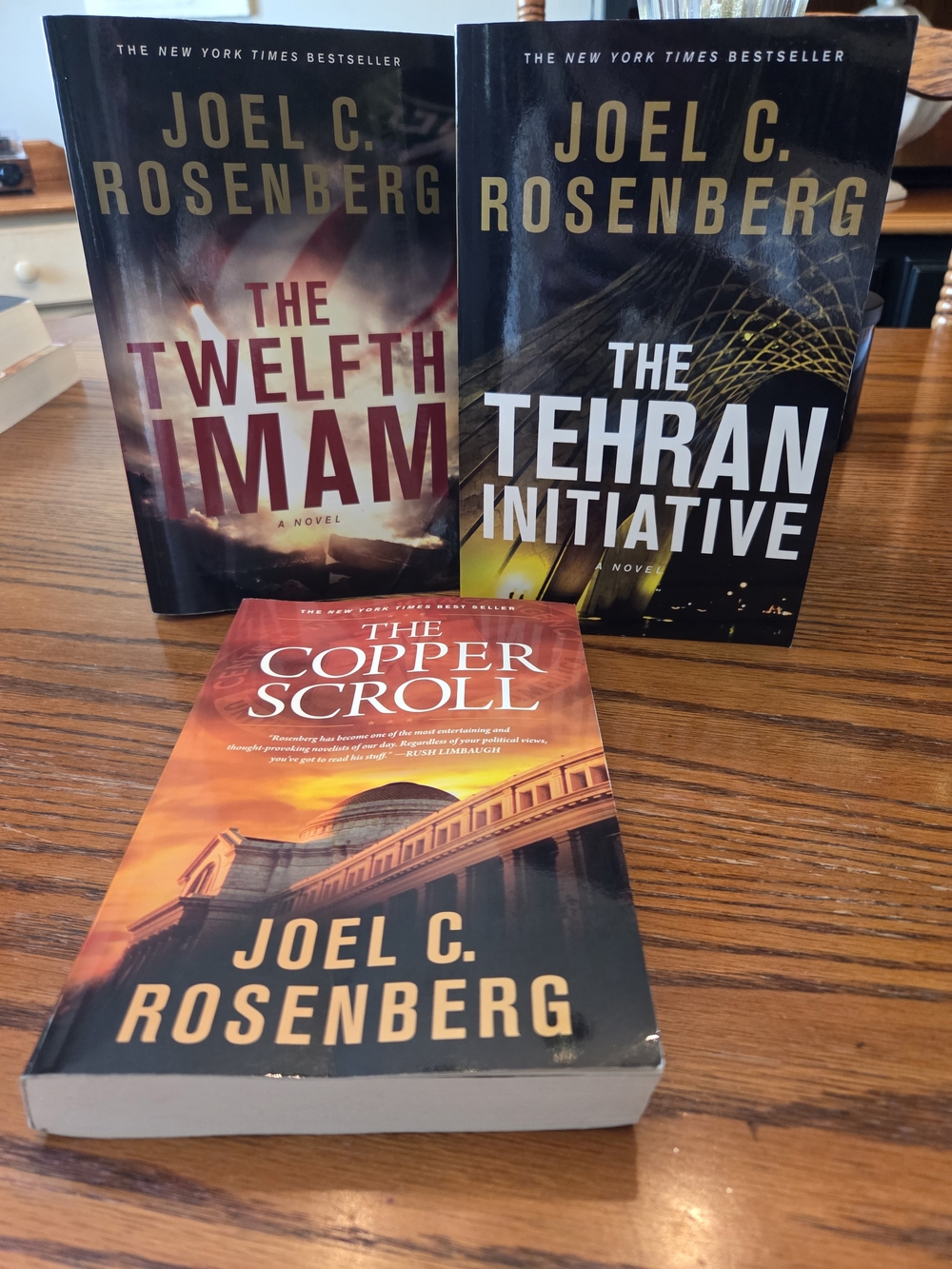 3 Joel Rosenberg paperback Books